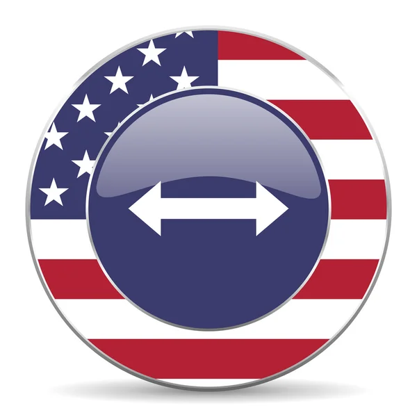 Arrow american icon — Stock Photo, Image