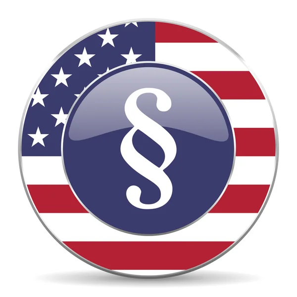 Paragraph american icon — Stock Photo, Image