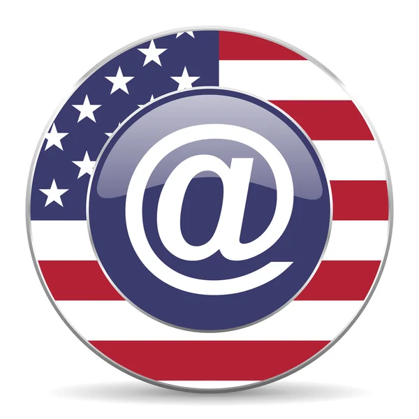 American ikony e-mail — Zdjęcie stockowe