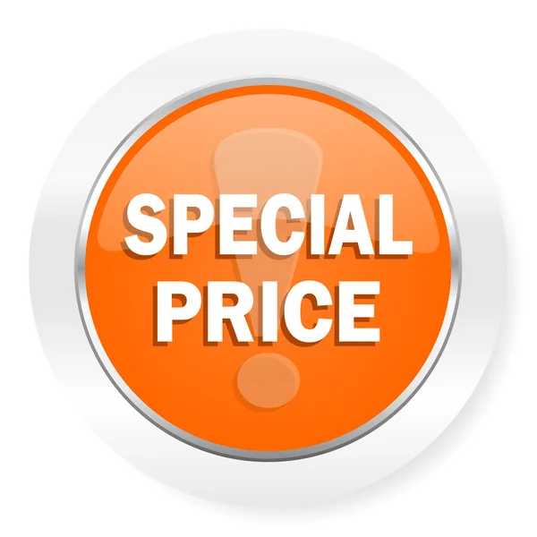 Precio especial naranja icono del ordenador —  Fotos de Stock