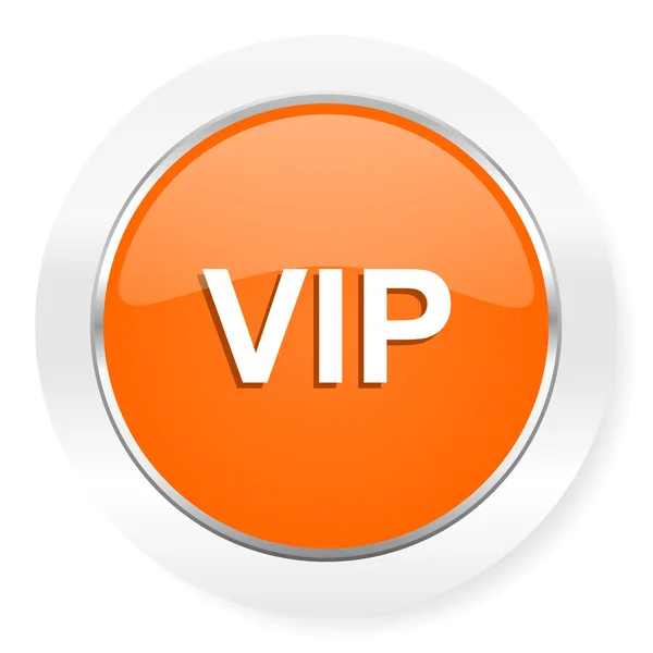 Vip orange computer icon — Stock Photo, Image