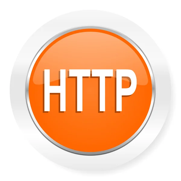 Http-orange datorikonen — Stockfoto