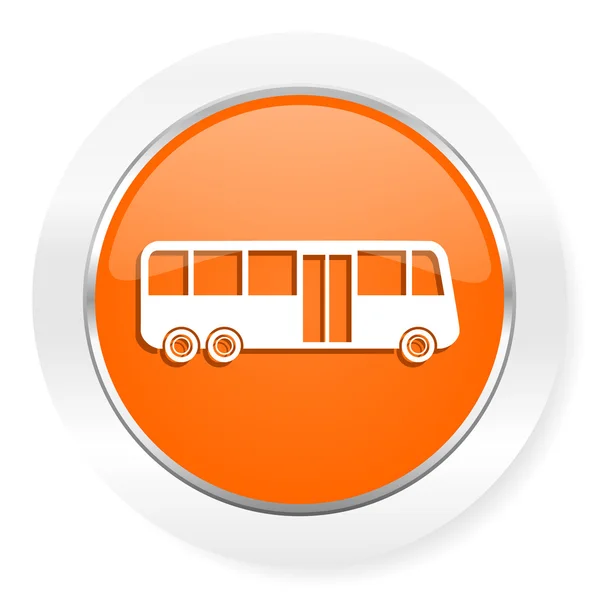 Bus orange computer icon — Stock Photo, Image