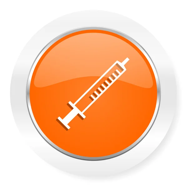 Medicine orange computer icon — Stock Photo, Image