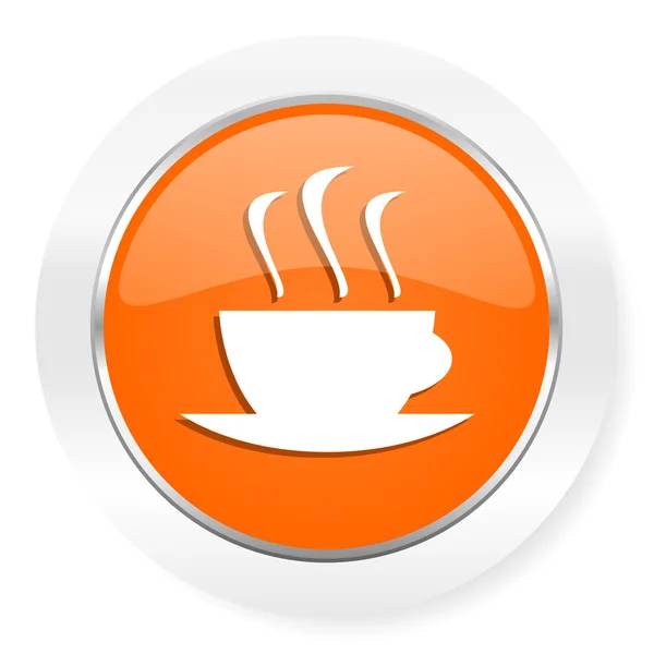 Ikona komputera pomarańczowy Espresso — Zdjęcie stockowe