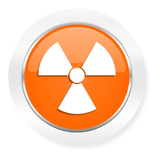 Radiation orange computer icon — Stock Photo, Image