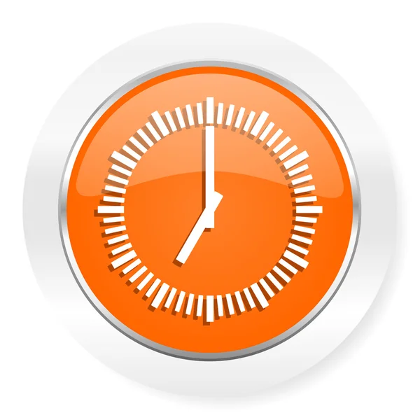 Time orange computer icon — Stock Photo, Image