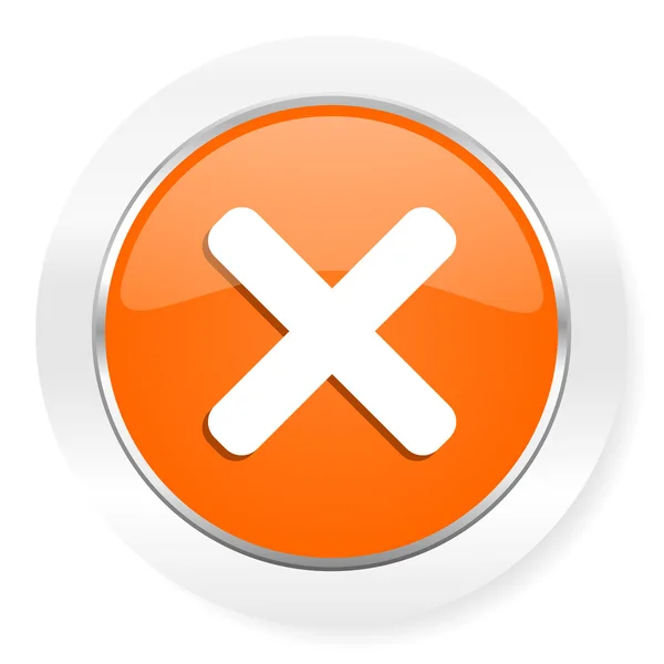 Orange computer icon — Stock Photo, Image