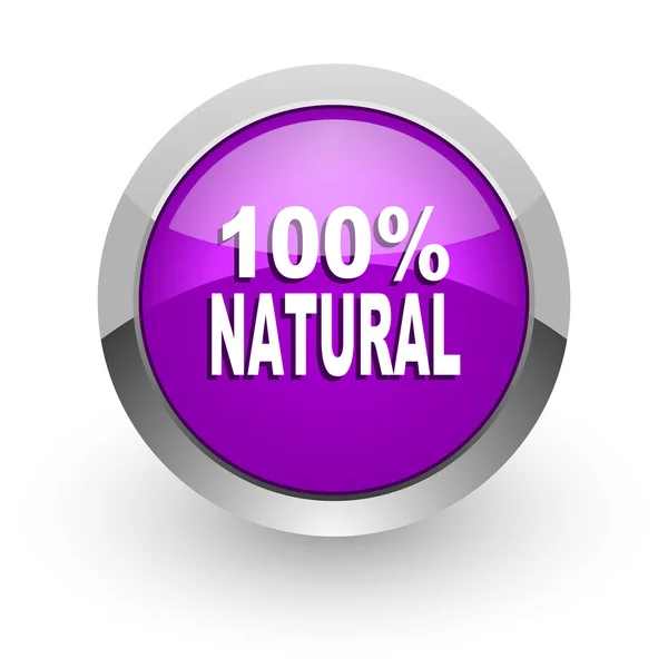 Doğal Pembe parlak web simgesi — Stok fotoğraf