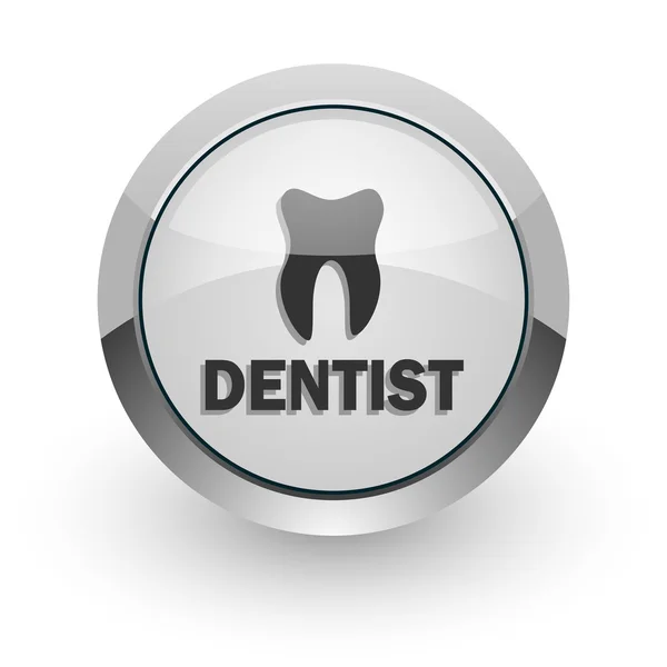 Icona internet dentista — Foto Stock