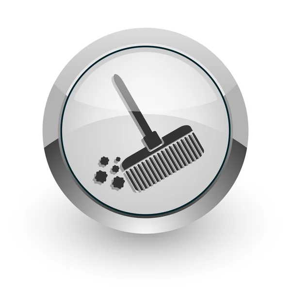 Broom internet icon — Stock Photo, Image
