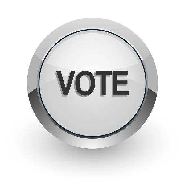 Ψηφοφορία στο εικονίδιο internet — Φωτογραφία Αρχείου