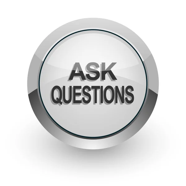 Ask questions internet icon — Stock Photo, Image