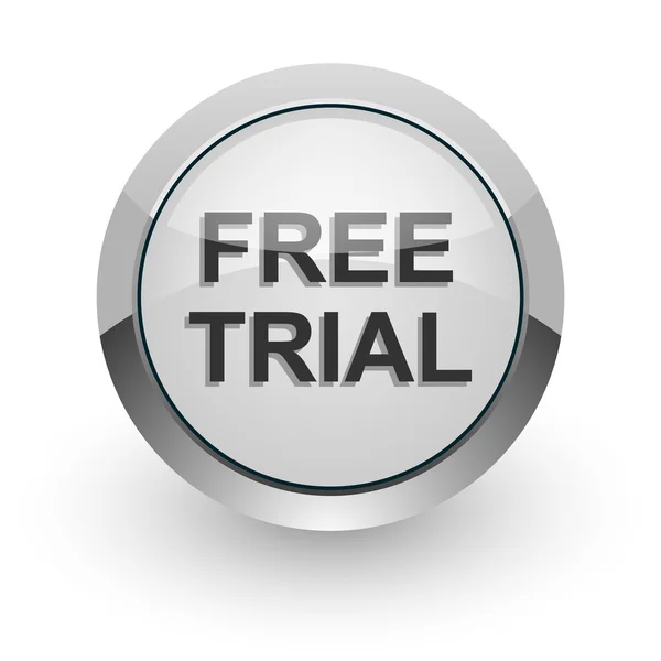 Free trial internet icon — Stock Photo, Image