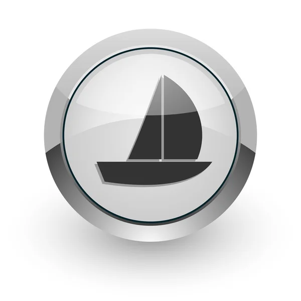 Yacht internet icon — Stock Photo, Image