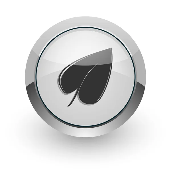 Leaf internet icon — Stock Photo, Image