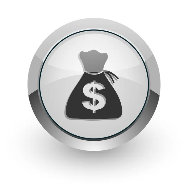 Geld internet pictogram — Stockfoto