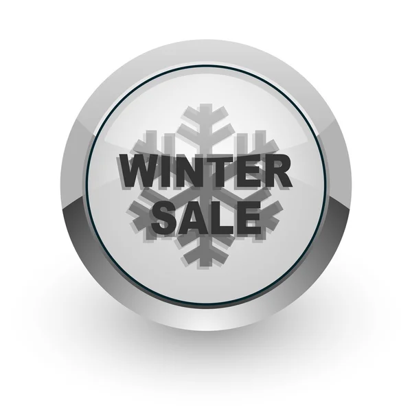 Ícone de internet venda de inverno — Fotografia de Stock
