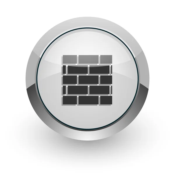 Firewall voor internet-pictogram — Stockfoto