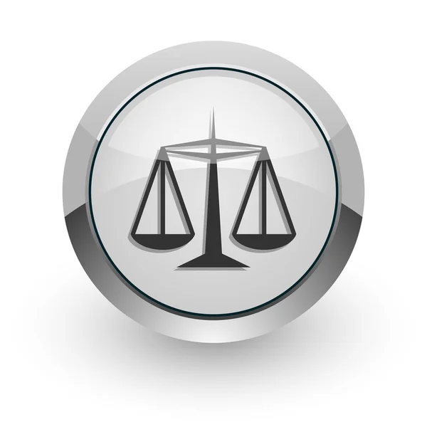 Justitie internet pictogram — Stockfoto