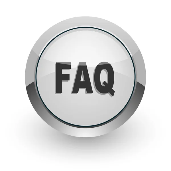 Піктограма інтернет FAQ — стокове фото