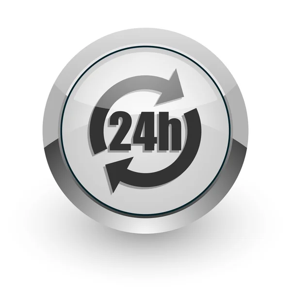 24h internet icon — Stock Photo, Image