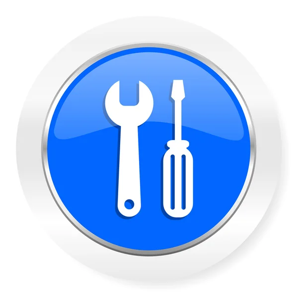 Tools blue glossy web icon — Stock Photo, Image