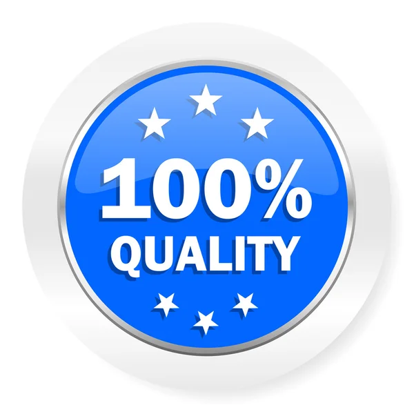 Quality blue glossy web icon — Stock Photo, Image