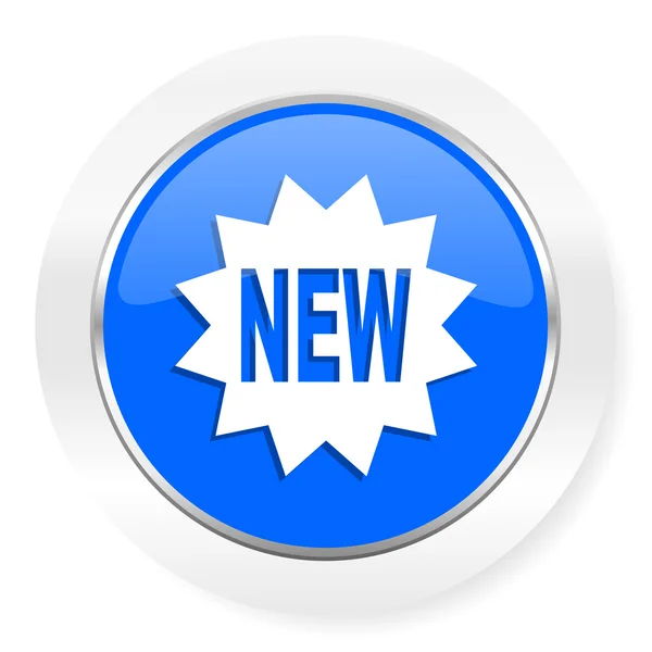 New blue glossy web icon — Stock Photo, Image