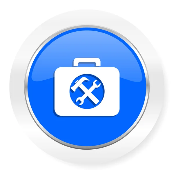 Toolkit blue glossy web icon — Stock Photo, Image