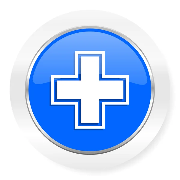 Farmacia azul brillante icono web —  Fotos de Stock