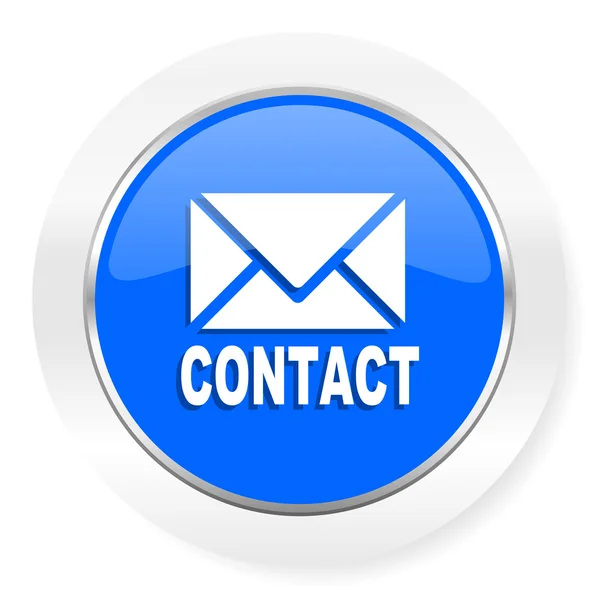 Email blue glossy web icon — Stock Photo, Image