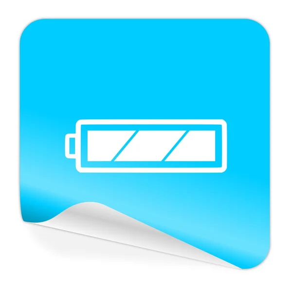 Blauwe sticker accupictogram — Stockfoto