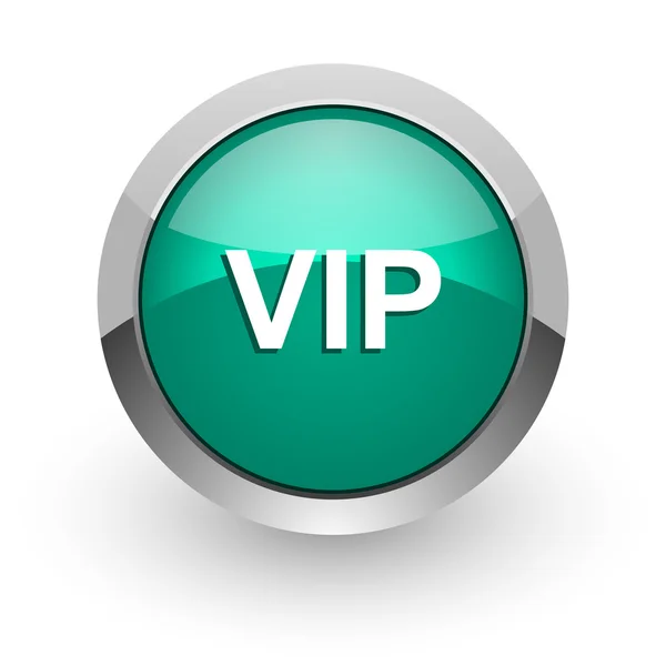 Το VIP icon πράσινο γυαλιστερό web — Φωτογραφία Αρχείου