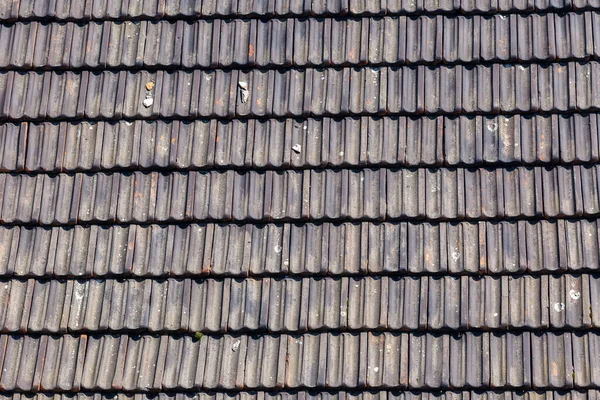 Old Ceramic Tile House Sunny Summer Day — Fotografia de Stock