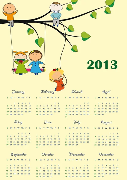 Calendar 2013 — Stock Vector