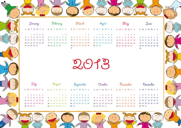 Calendar 2013 — Stock Vector