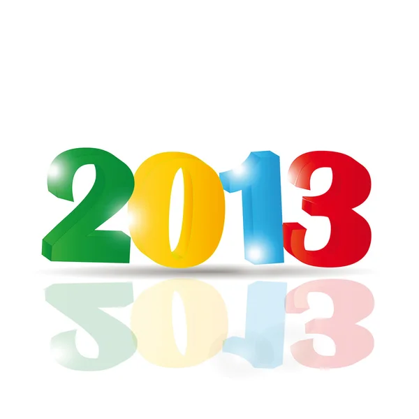 Año Nuevo 2013 — Vector de stock