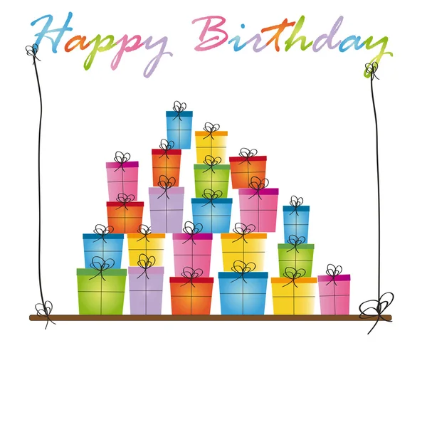 Birthday card — Stock Vector