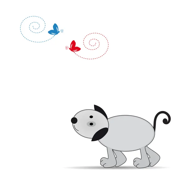 Chien mignon — Image vectorielle