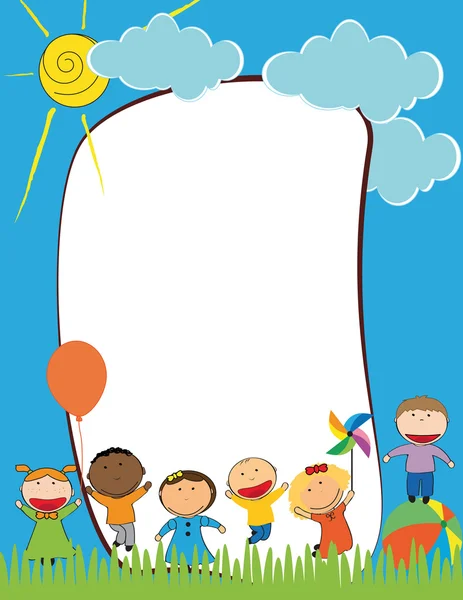 çocuklar çerçeve