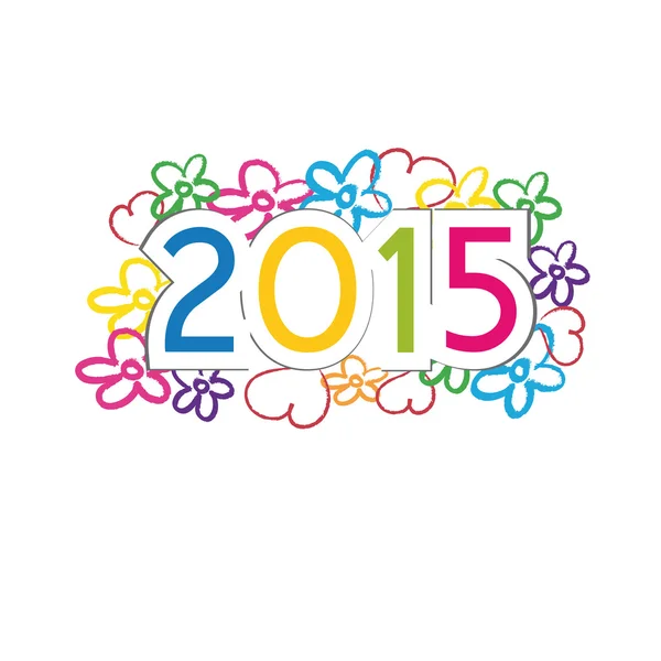 Nouvel an 2015 — Image vectorielle