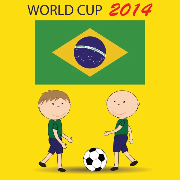 Copa del Mundo 2014 — Archivo Imágenes Vectoriales