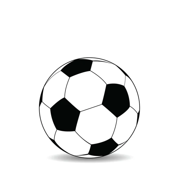 Balle de football — Image vectorielle