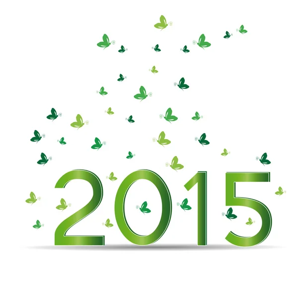 Neues Jahr 2015 lizenzfreie Stockillustrationen