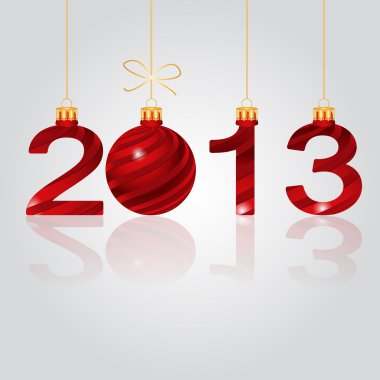 zarif yeni yıl 2013 arka plan, vektör