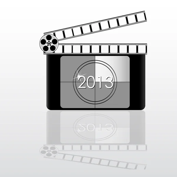 Colorful 2013 year Film countdown vector — Stock Vector