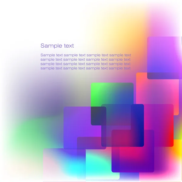 Carte abstraite colorée, vecteur — Image vectorielle