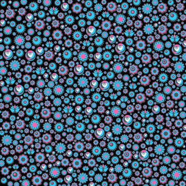 renkli İlkbahar çiçekleri arka plan, vektör