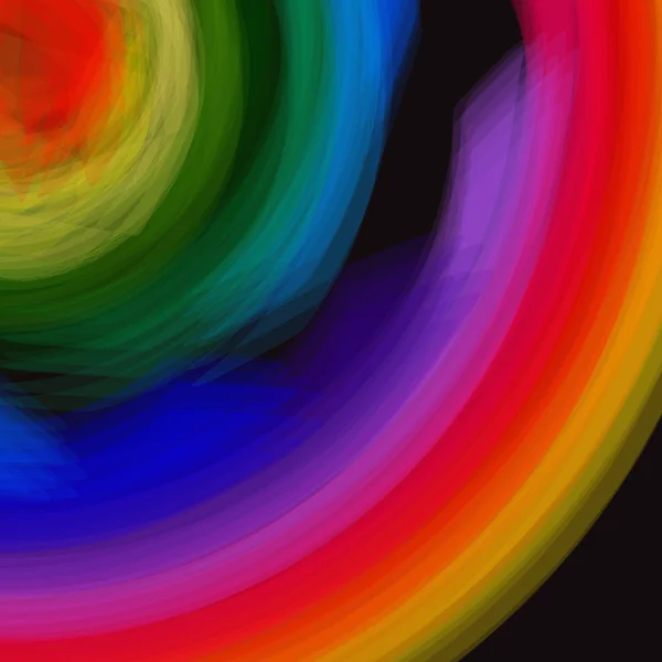 Abstrakte Spiralfarbe Hintergrund - Vektor — Stockvektor